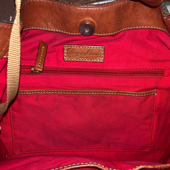 DOONEY BOURKE metallic leather hobo snakeskin  purse - Picture 7 of 16